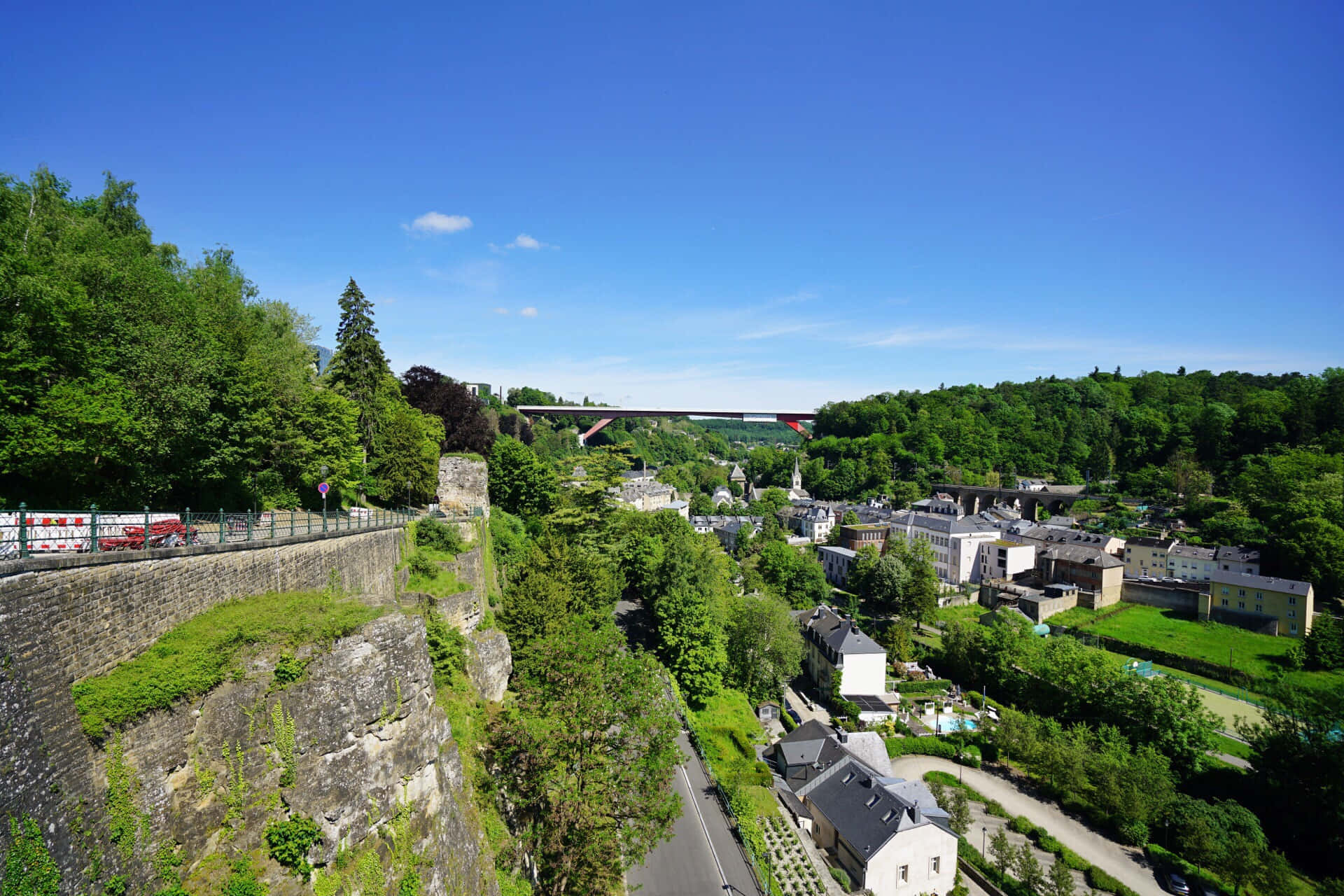 Bettembourg Luxembourg Scenic View Bakgrunnsbildet