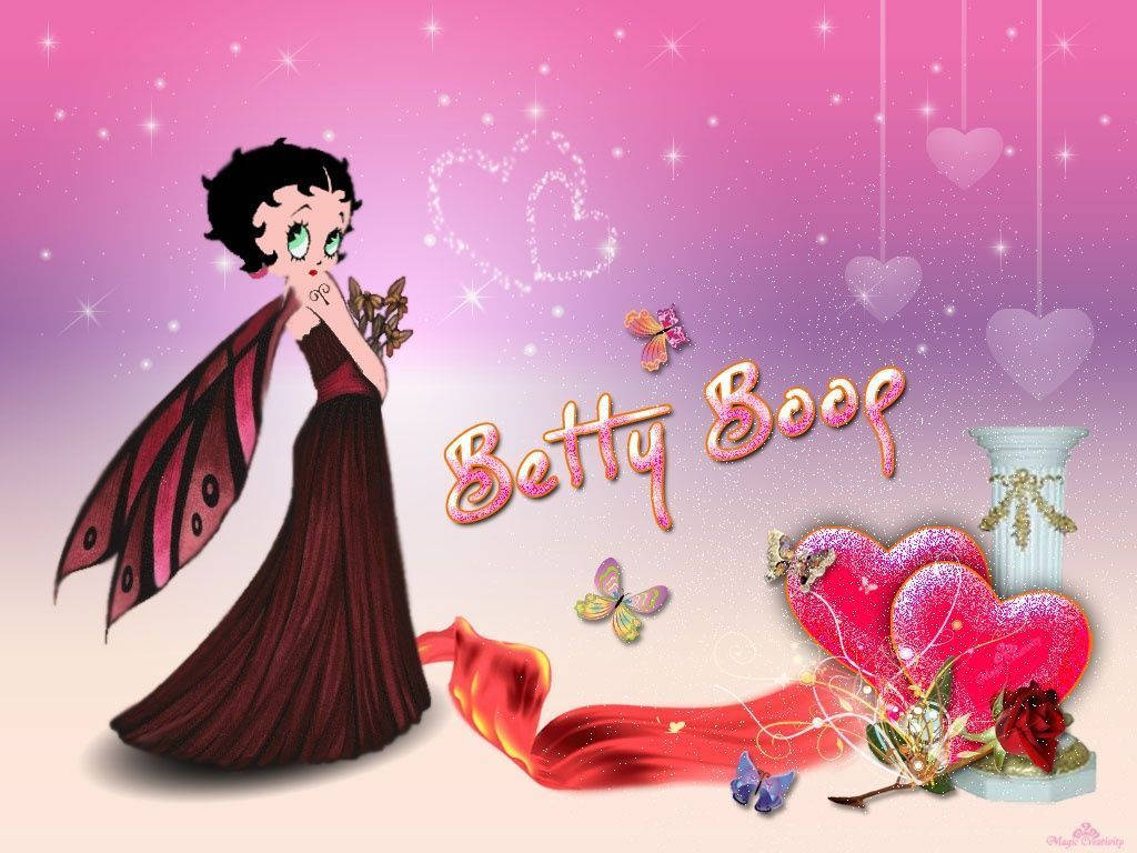 Betty Boop Butterfly Princess Wallpaper