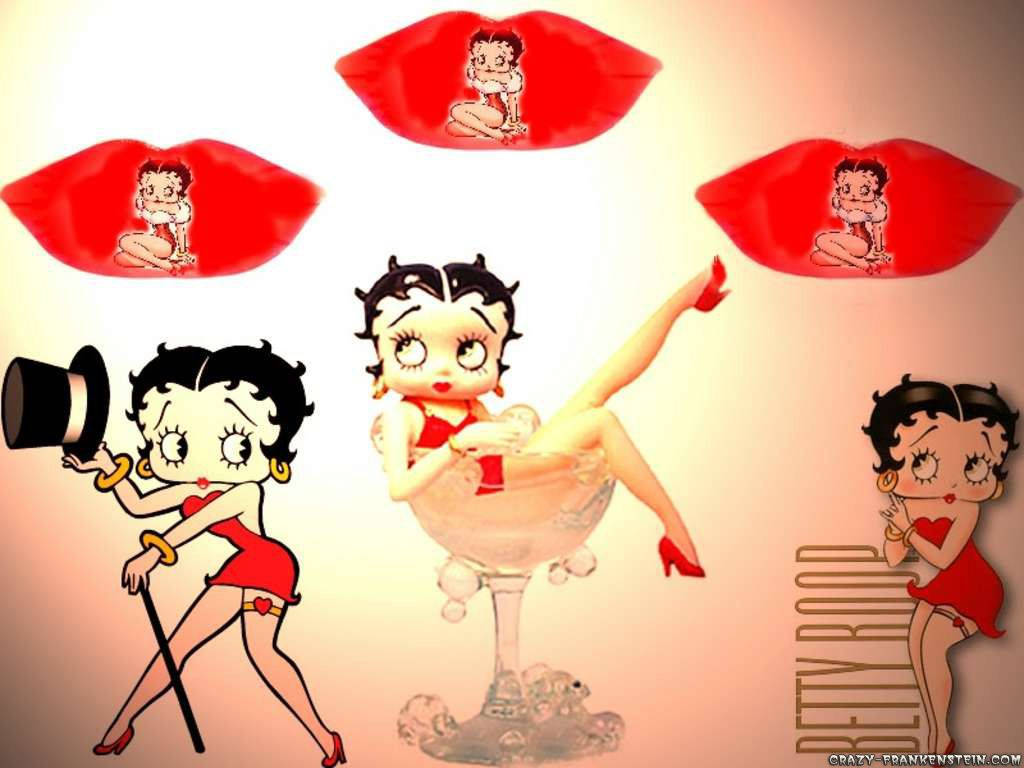 Betty Boop Cartoon Figurine Wallpaper