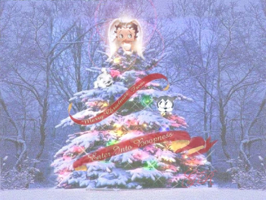 Betty Boop Christmas Wallpaper