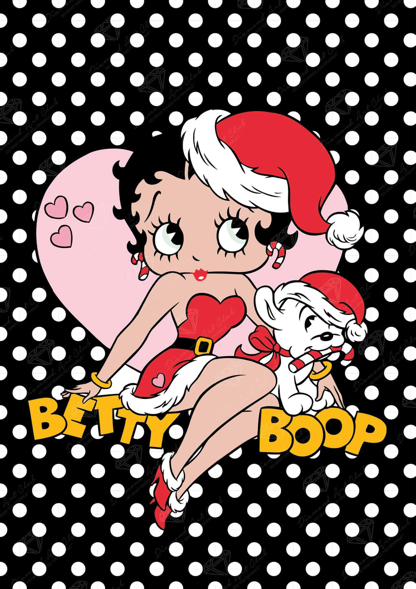 Betty Boop Christmas Wallpaper