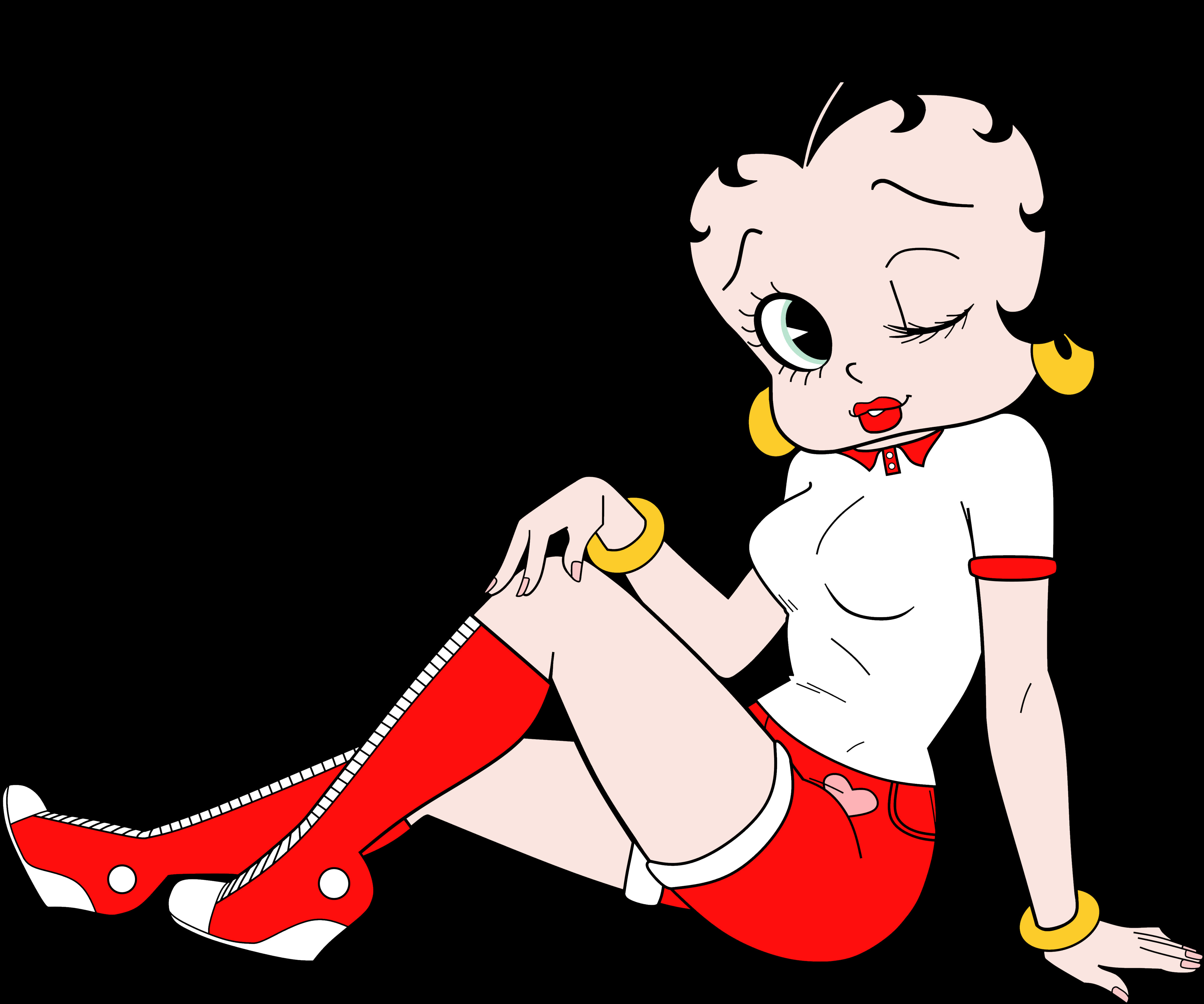 Betty Boop Classic Pose PNG