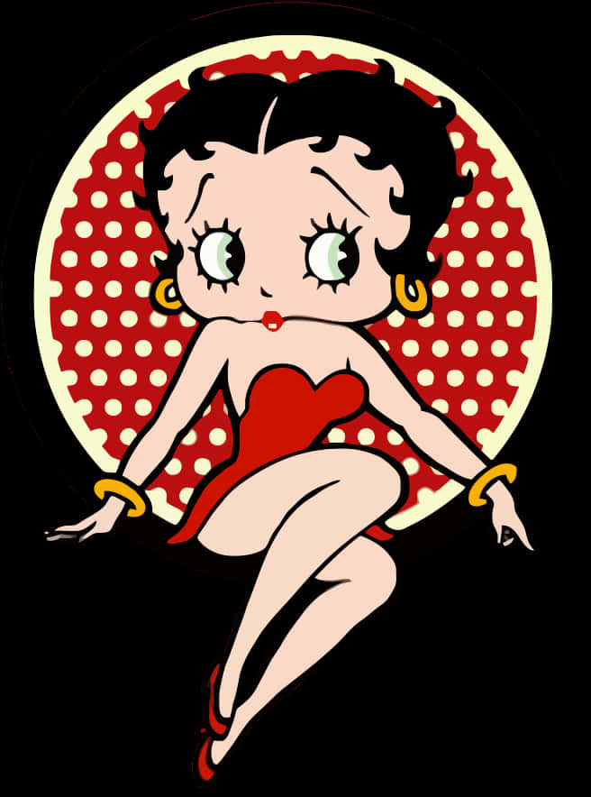 Betty Boop Classic Pose PNG