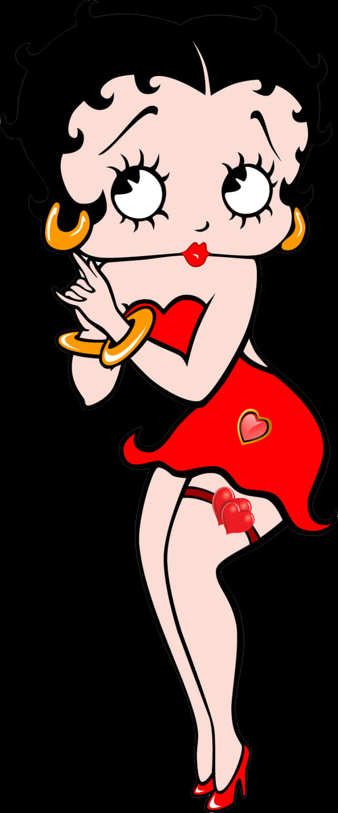 Betty Boop Classic Pose PNG