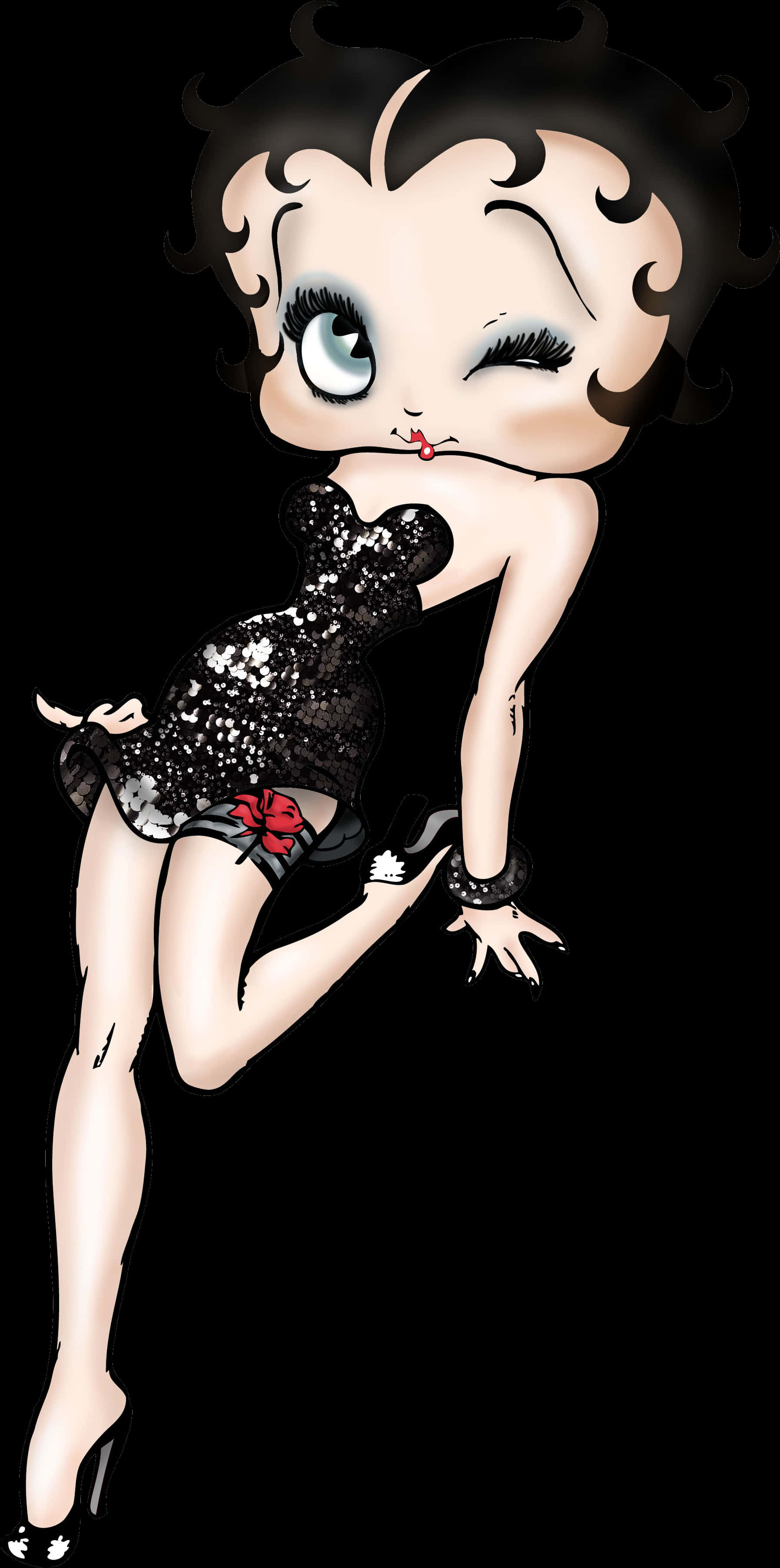 Betty Boop Classic Pose PNG