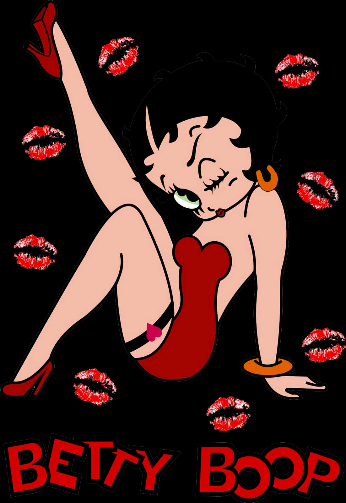 Betty Boop Classic Pose PNG