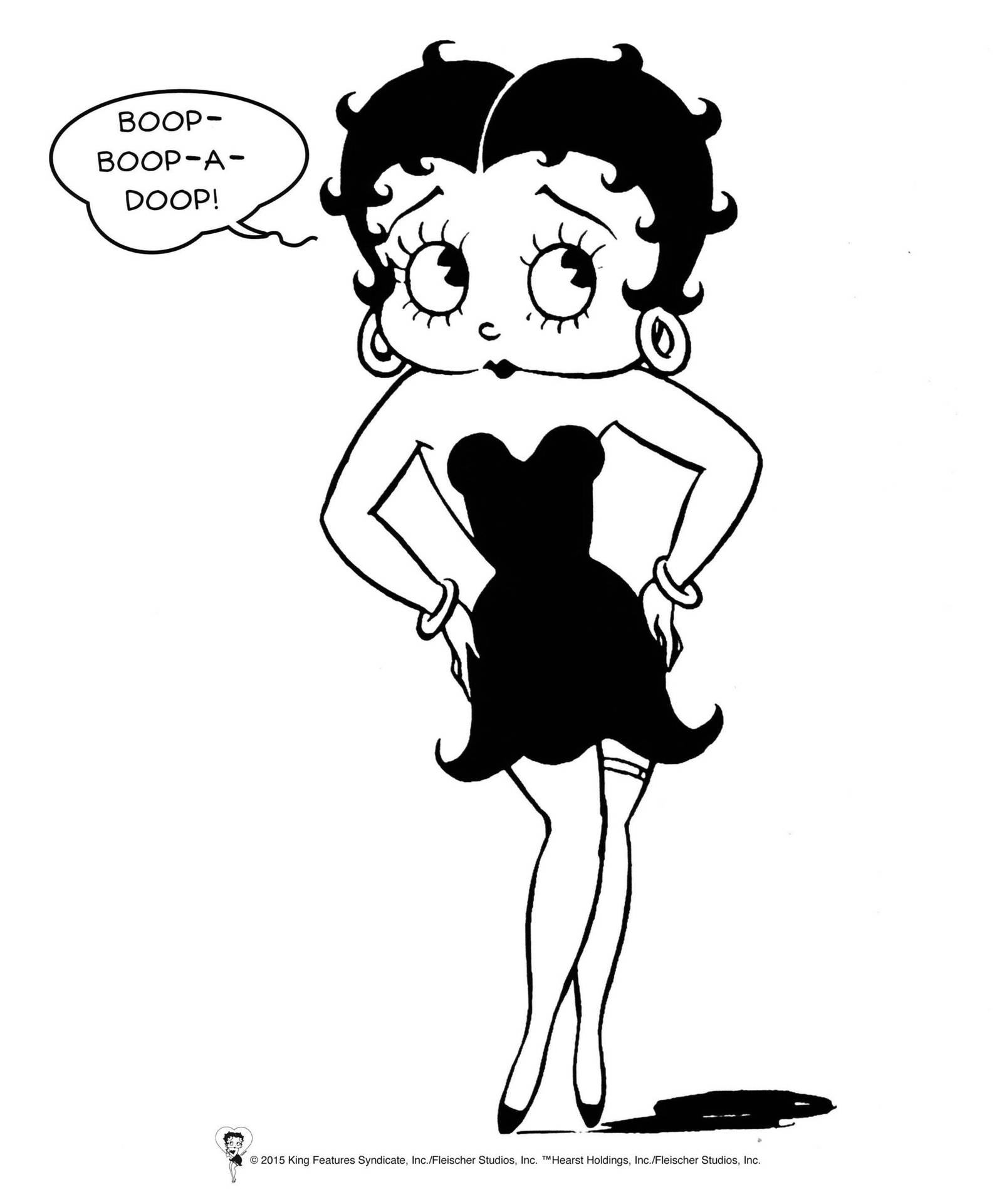 Betty Boop Comic Art Wallpaper