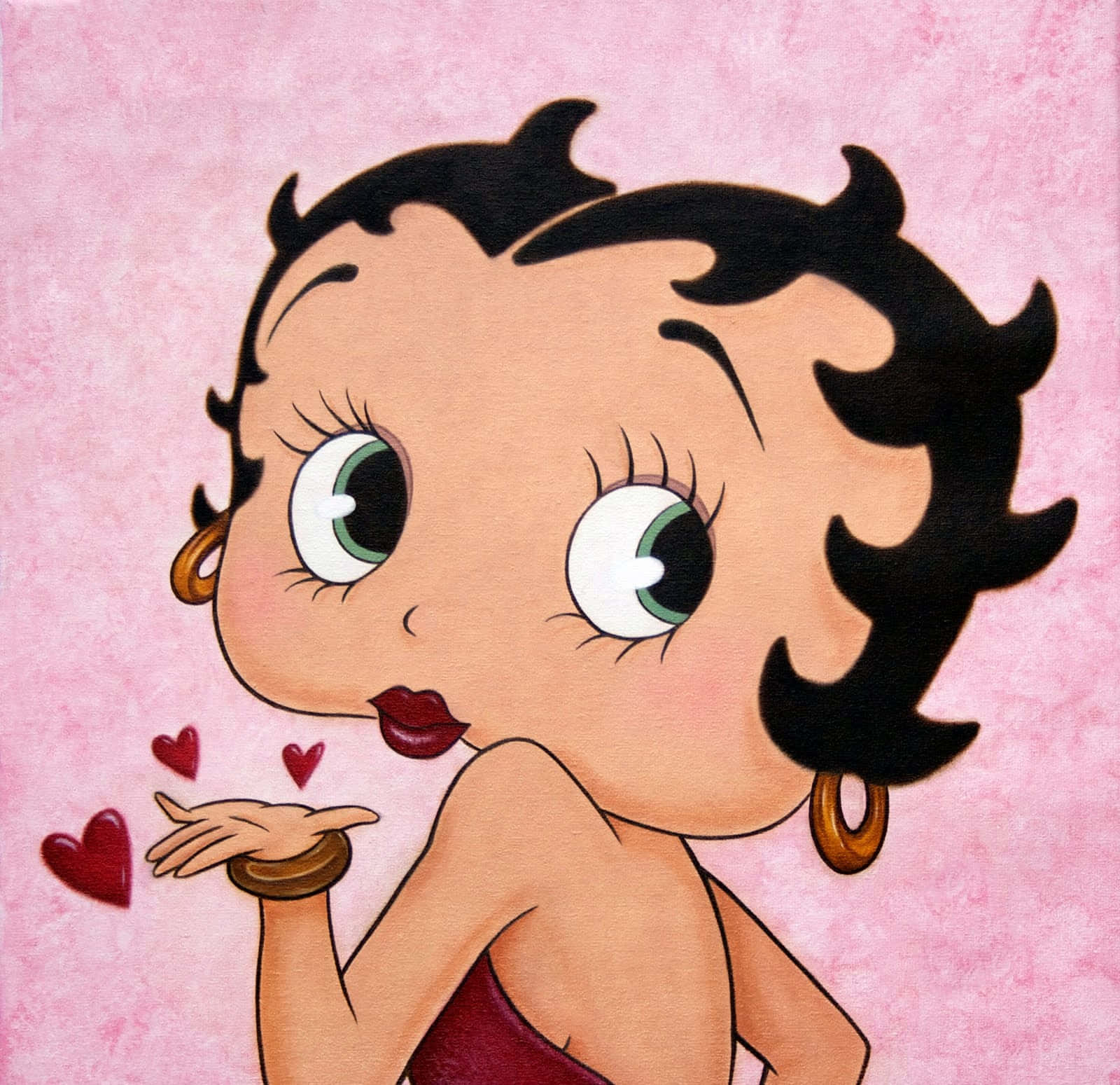Betty Boop Showing Off Her Style