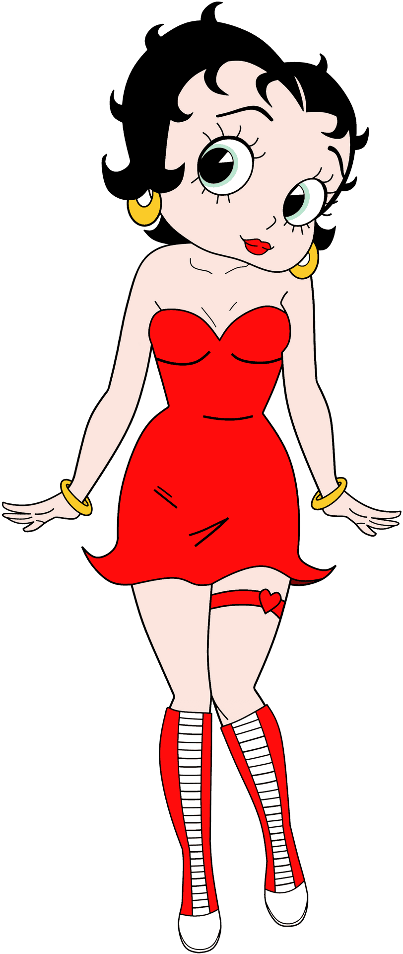 Download Betty Boop Making Her Signature Wink | Wallpapers.com