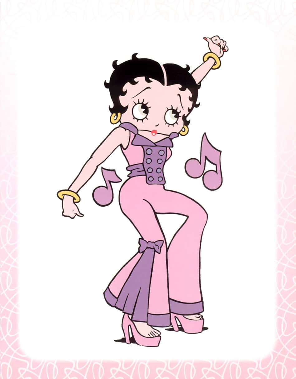 Betty Boop Extravagantly Posed in a Glamorous Outfit