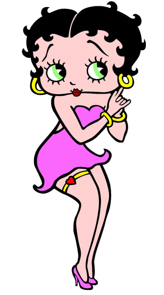 Download Pop the bubbly! Betty Boop celebrates with a glass of ...
