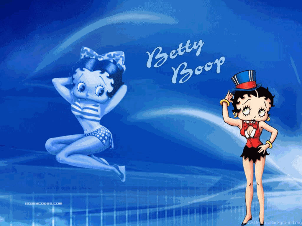 Betty Boop Summer Magician Wallpaper