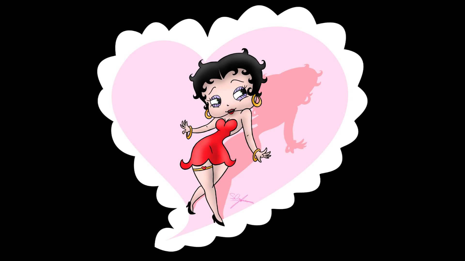 Betty Boop Wonderful Heart Wallpaper