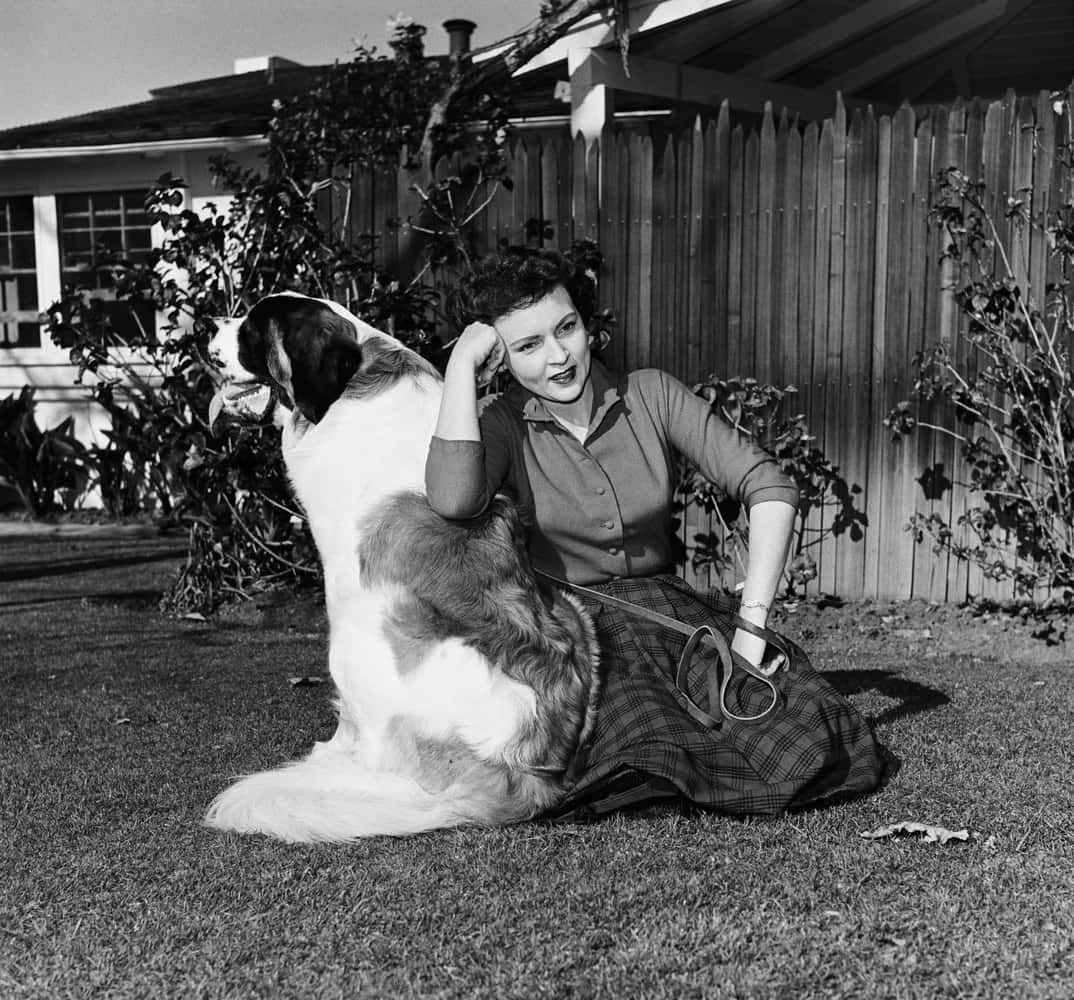 Betty White smiling during her golden years in Hollywood