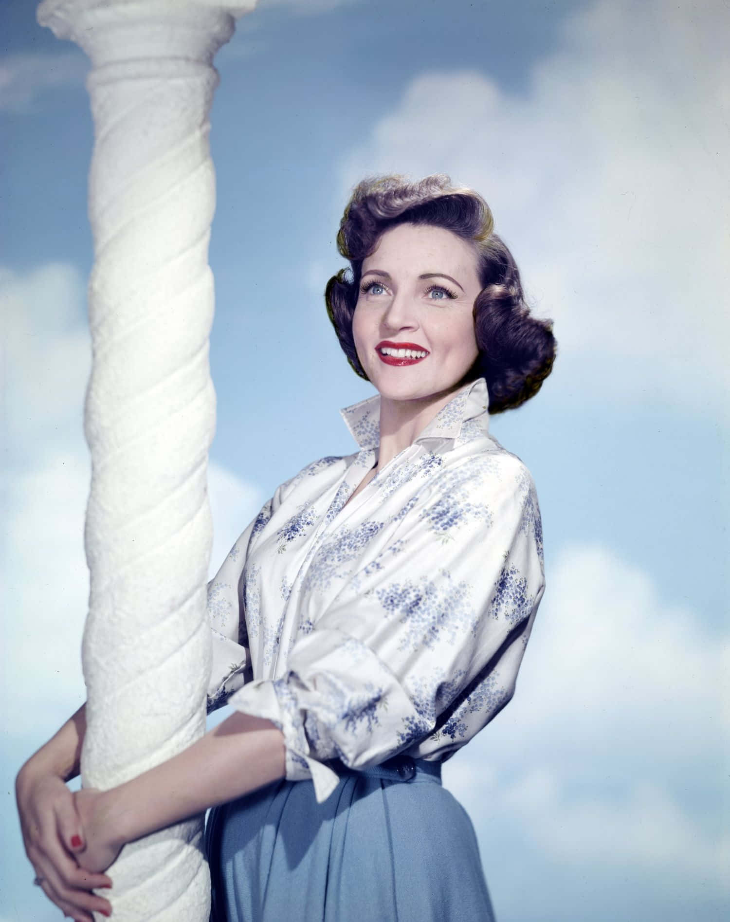 A Timeless Beauty: Betty White Smiling Radiantly