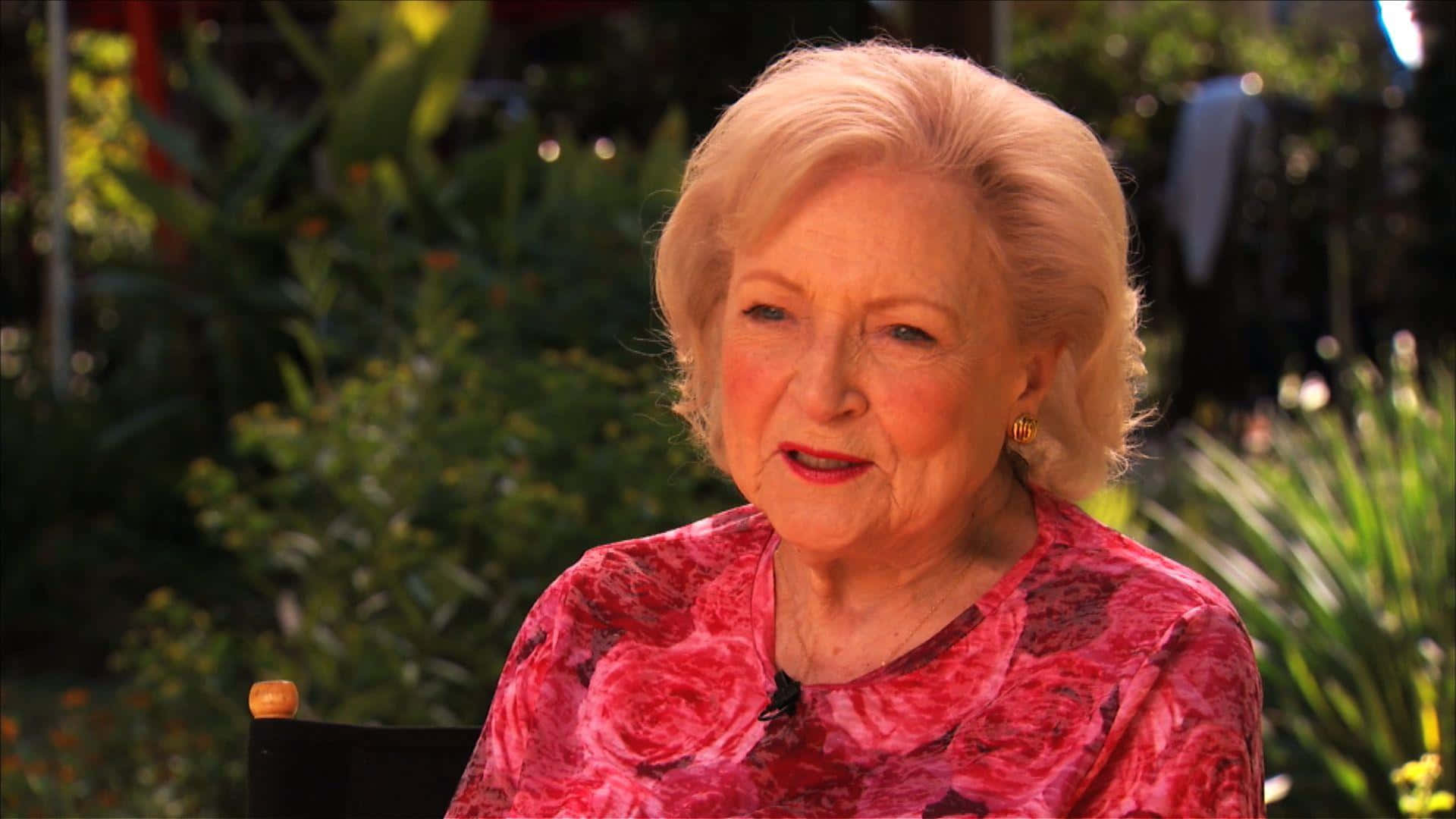 Iconic Betty White Smiling Charmingly