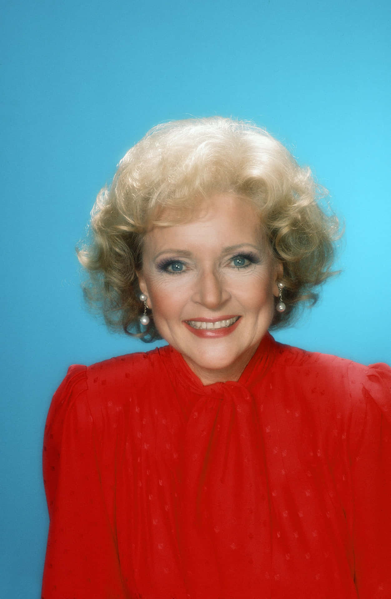 A radiant young Betty White in the golden era of television.