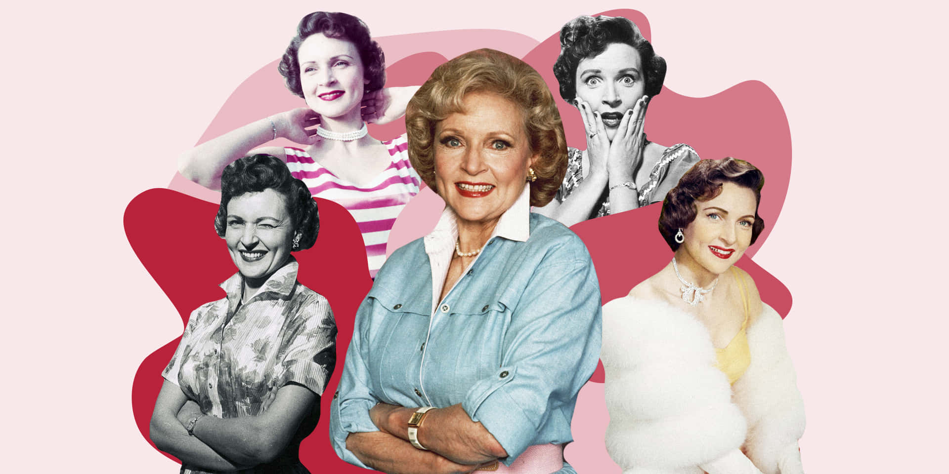A smiling Betty White