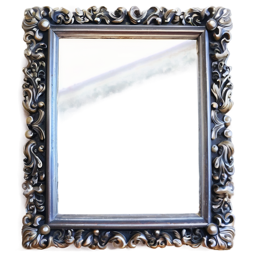 Beveled Mirror Frame Png 06212024 PNG
