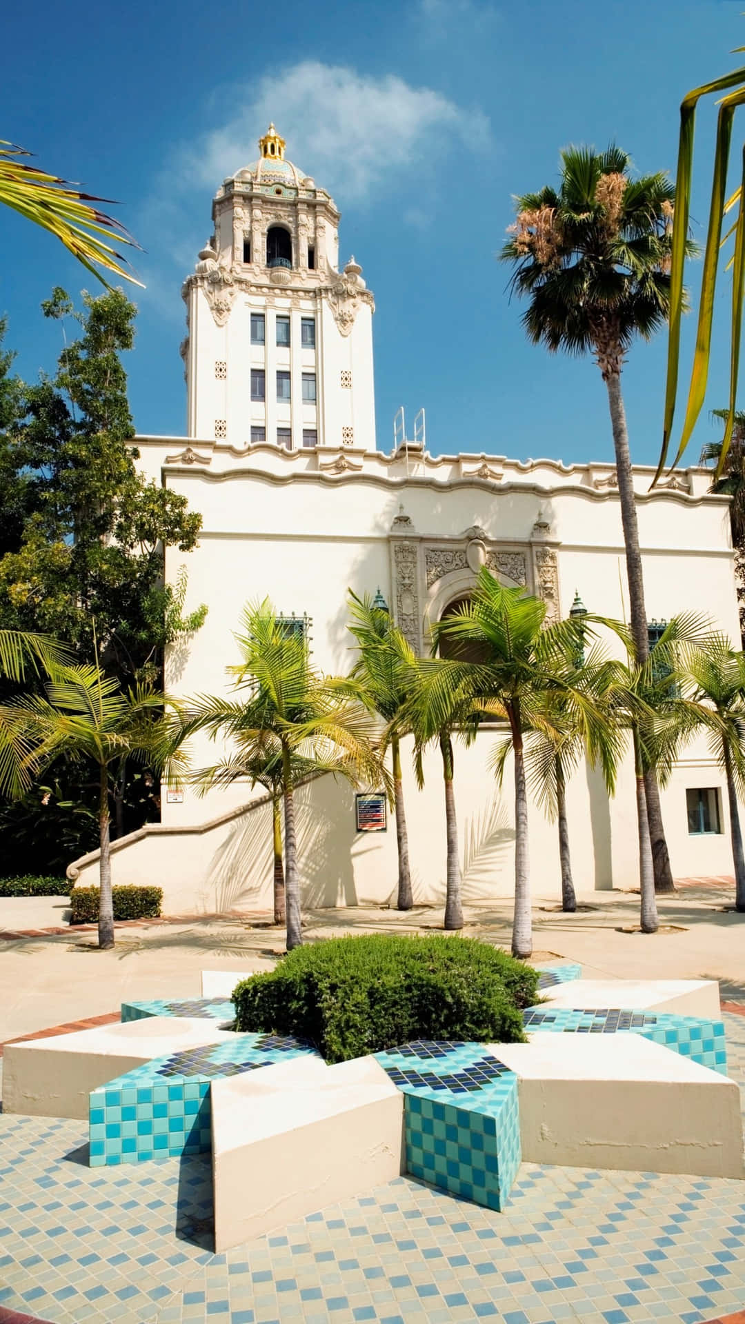 Extérieur De L'hôtel De Ville De Beverly Hills Fond d'écran