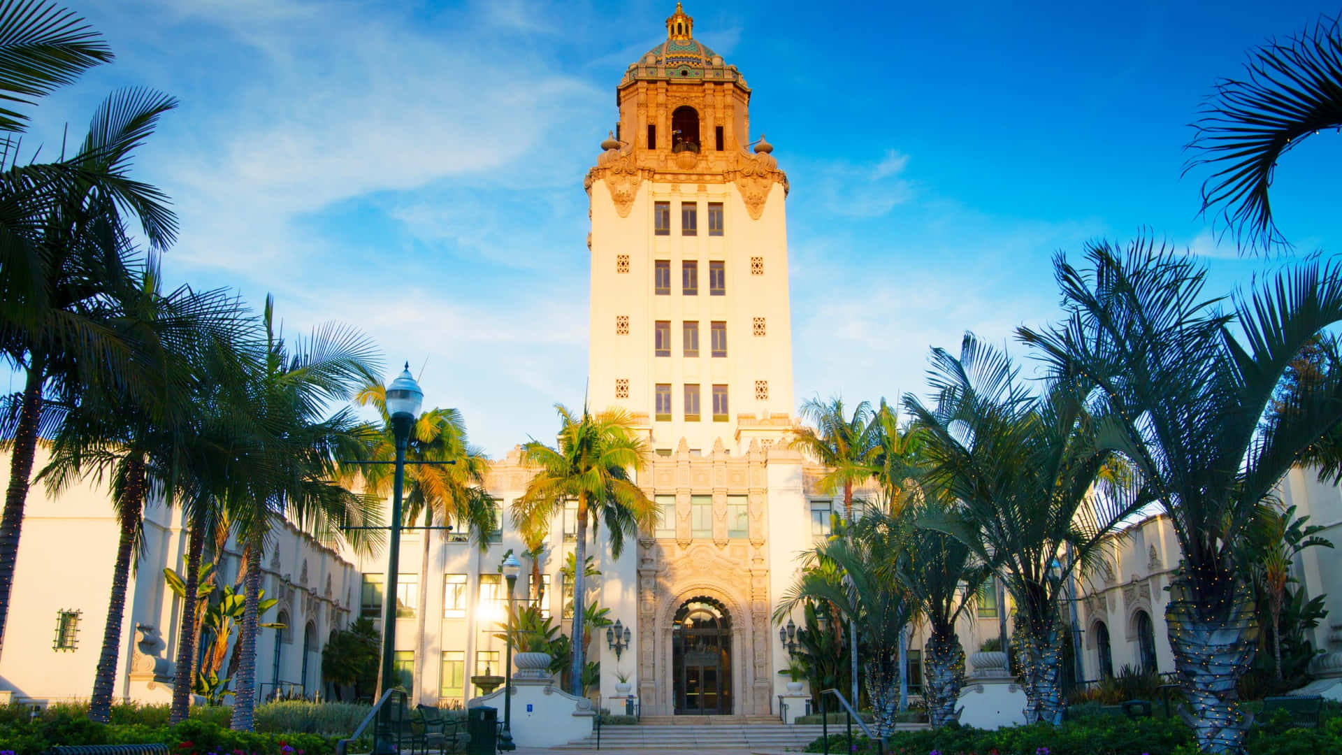 Hôtel De Ville Historique De Beverly Hills Fond d'écran