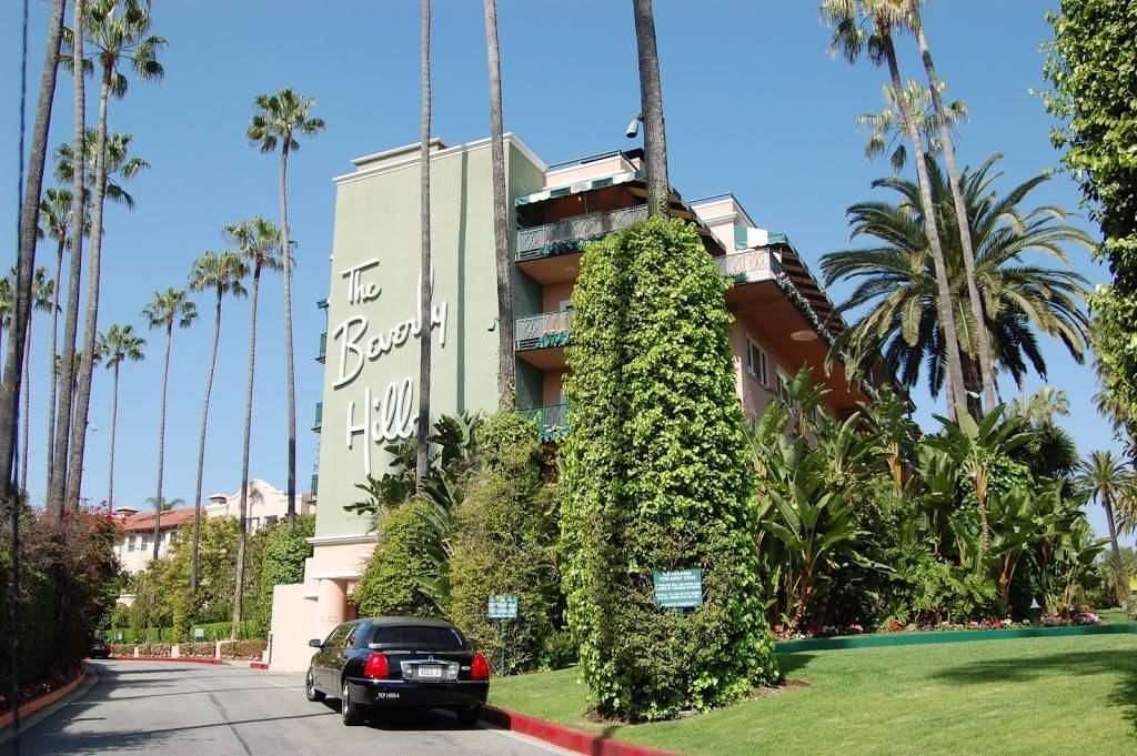Beverlyhills Hotel Landmark - Icono Del Hotel Beverly Hills Fondo de pantalla
