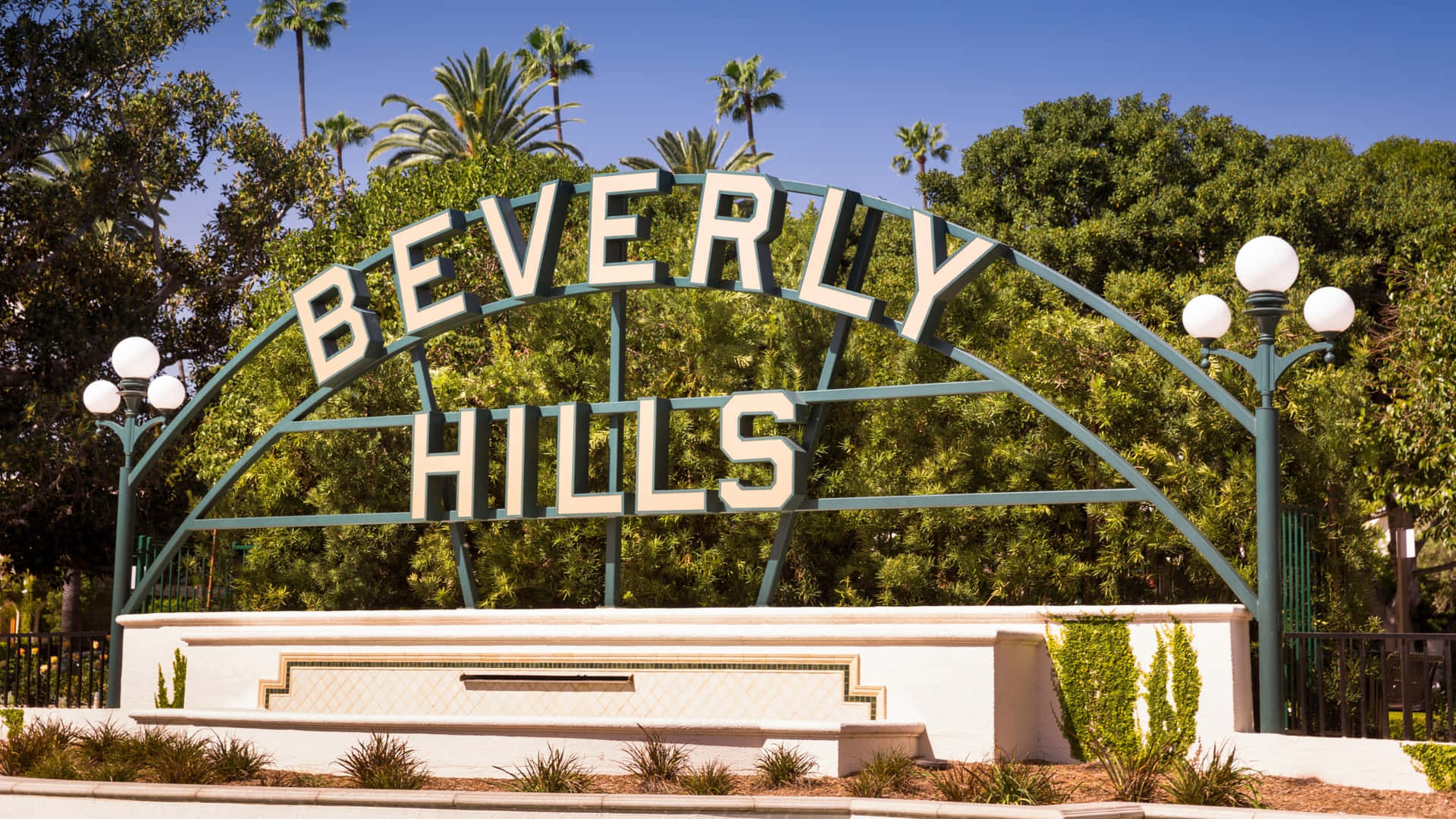 Panneau Emblématique De Beverly Hills Fond d'écran