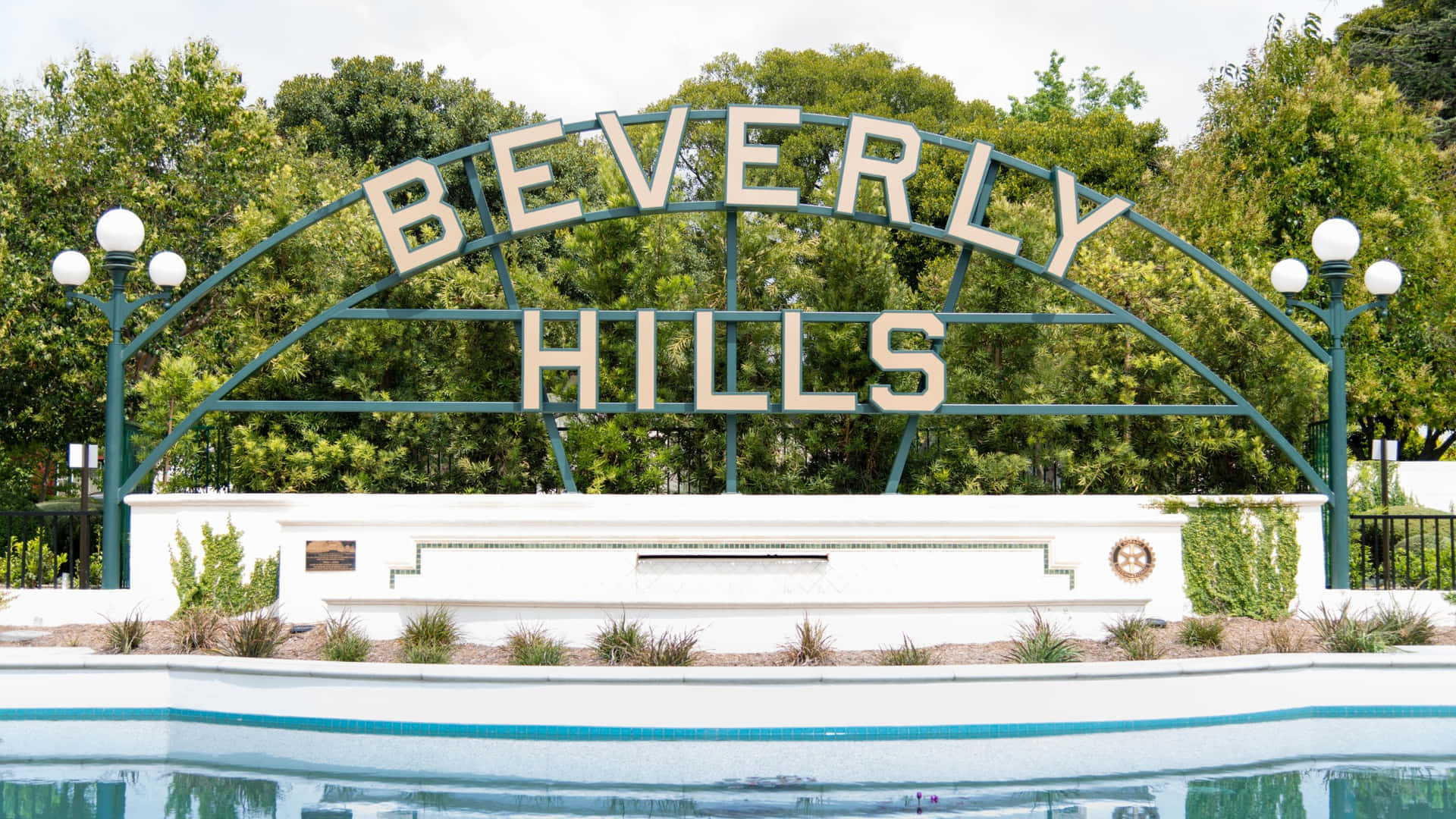 Panneau Emblématique De Beverly Hills Fond d'écran