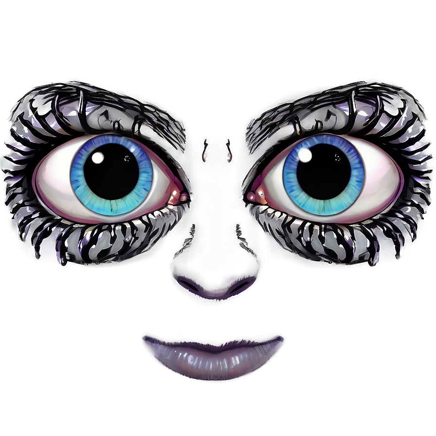 Download Bewitched Creepy Eyes Png 05252024 | Wallpapers.com