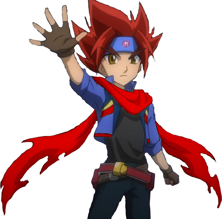 Beyblade Animated Character Action Pose PNG