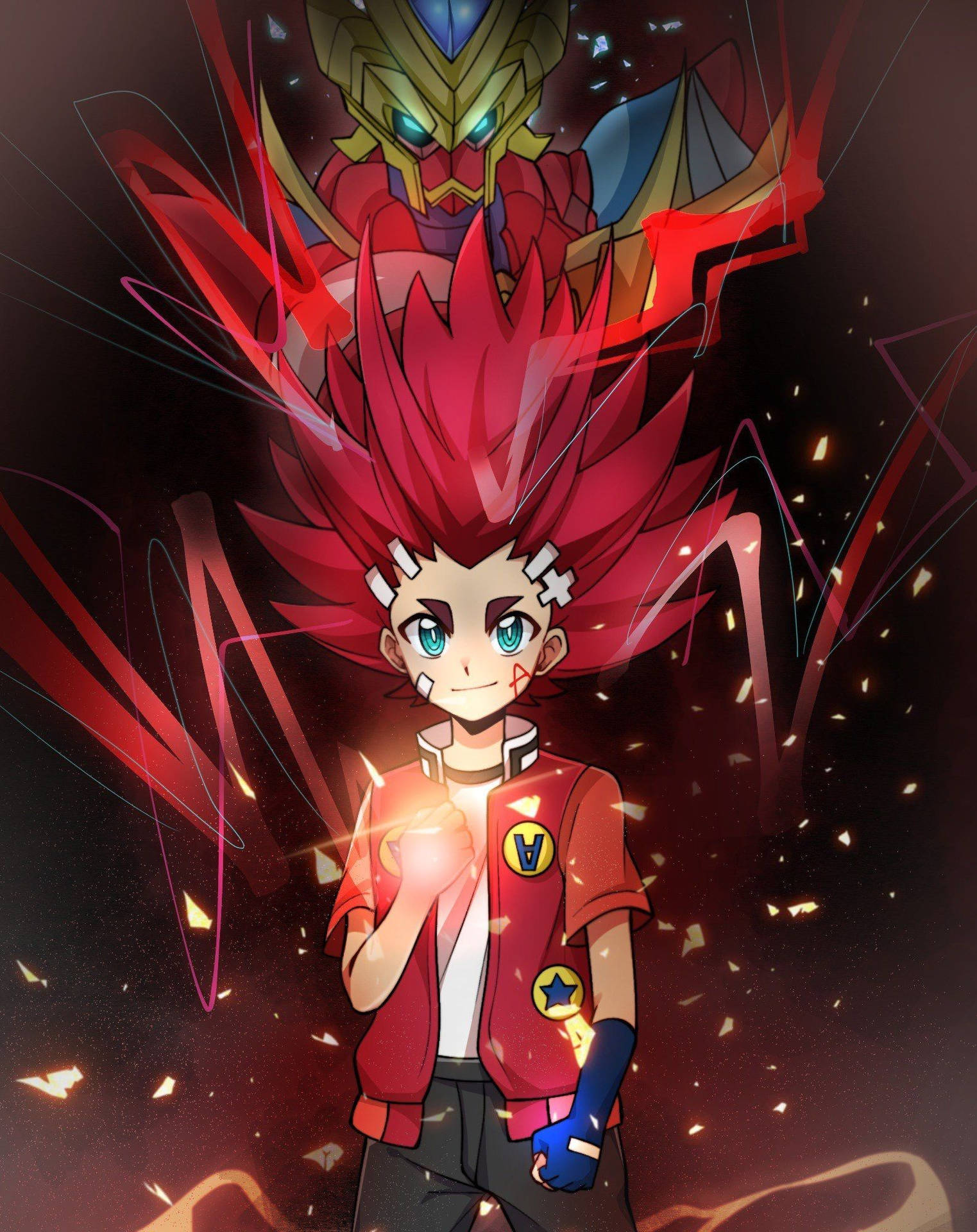I made a phone wallpaper for my favourite MFB character  rBeyblade