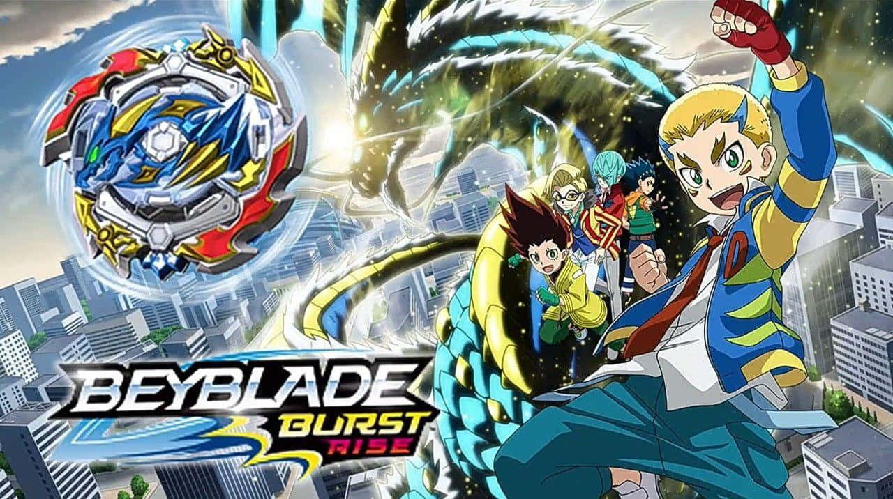 "Take your beyblade battles to the next level with Beyblade Burst"