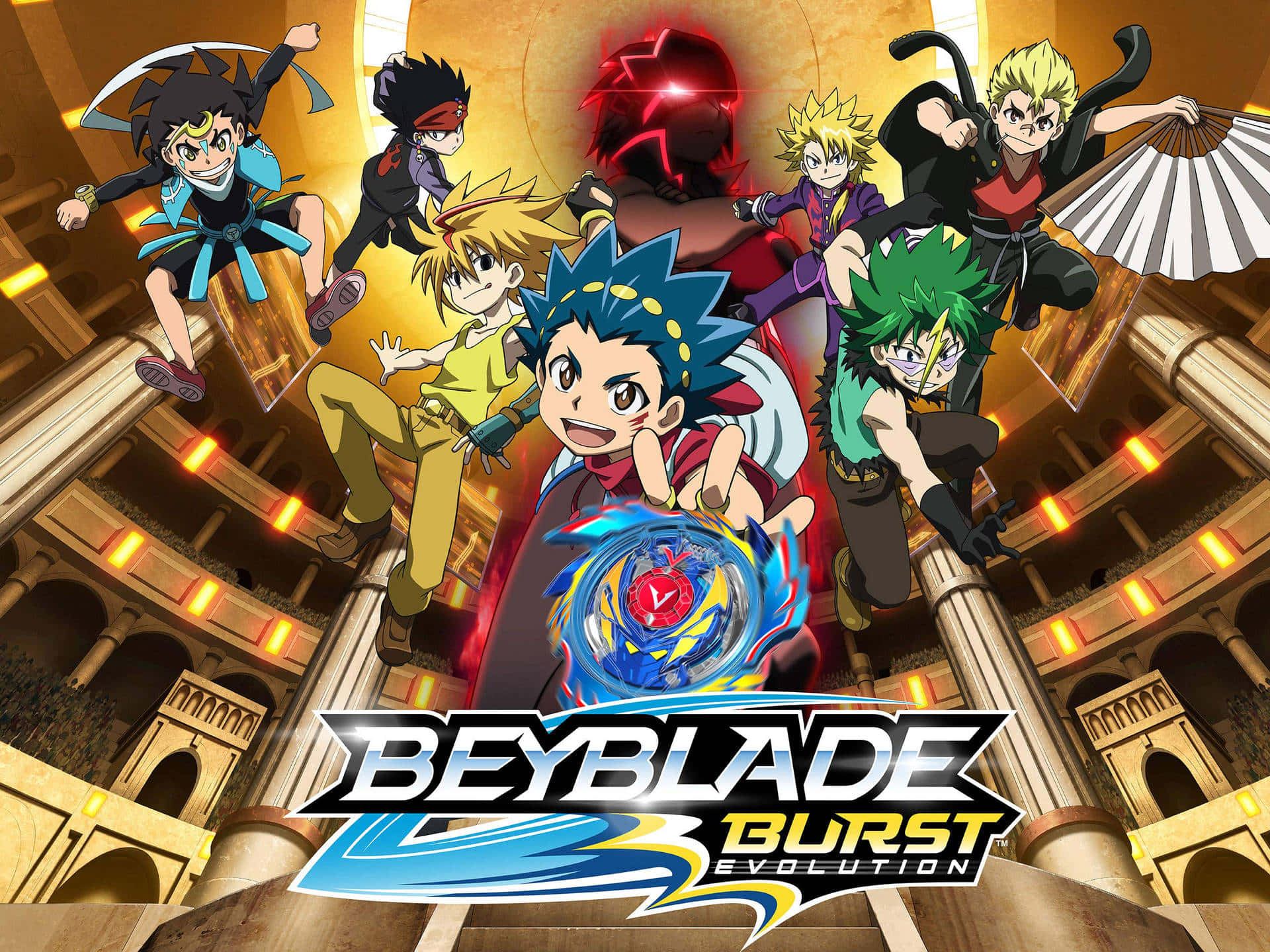 Personnages Animés De Beyblade Burst Evolution Fond d'écran