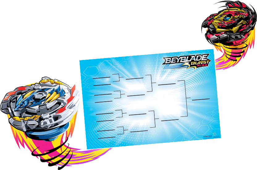 Beyblade Burst Rise Tournament Bracket PNG