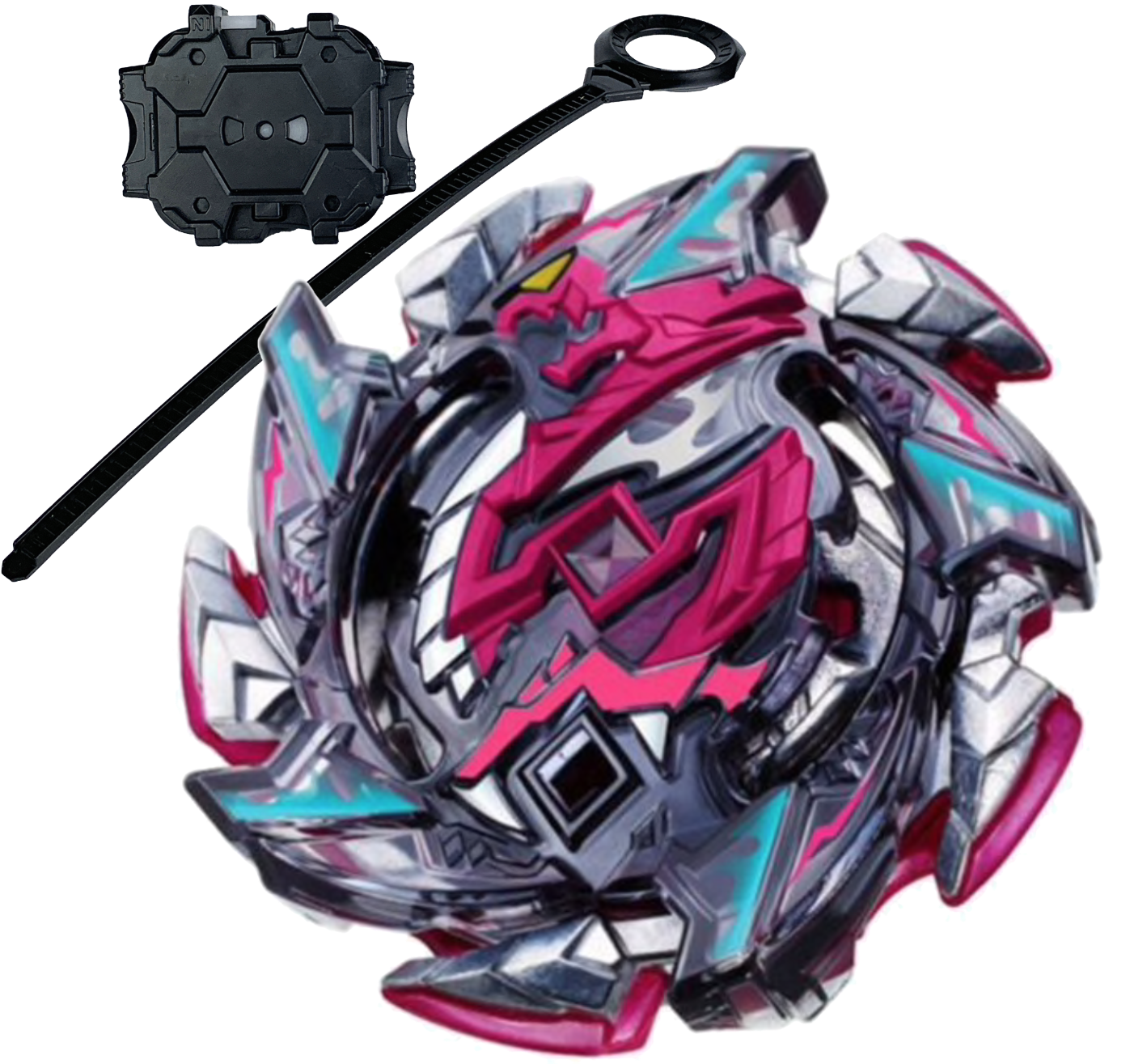 Beyblade Burst Turbo Launcherand Top PNG