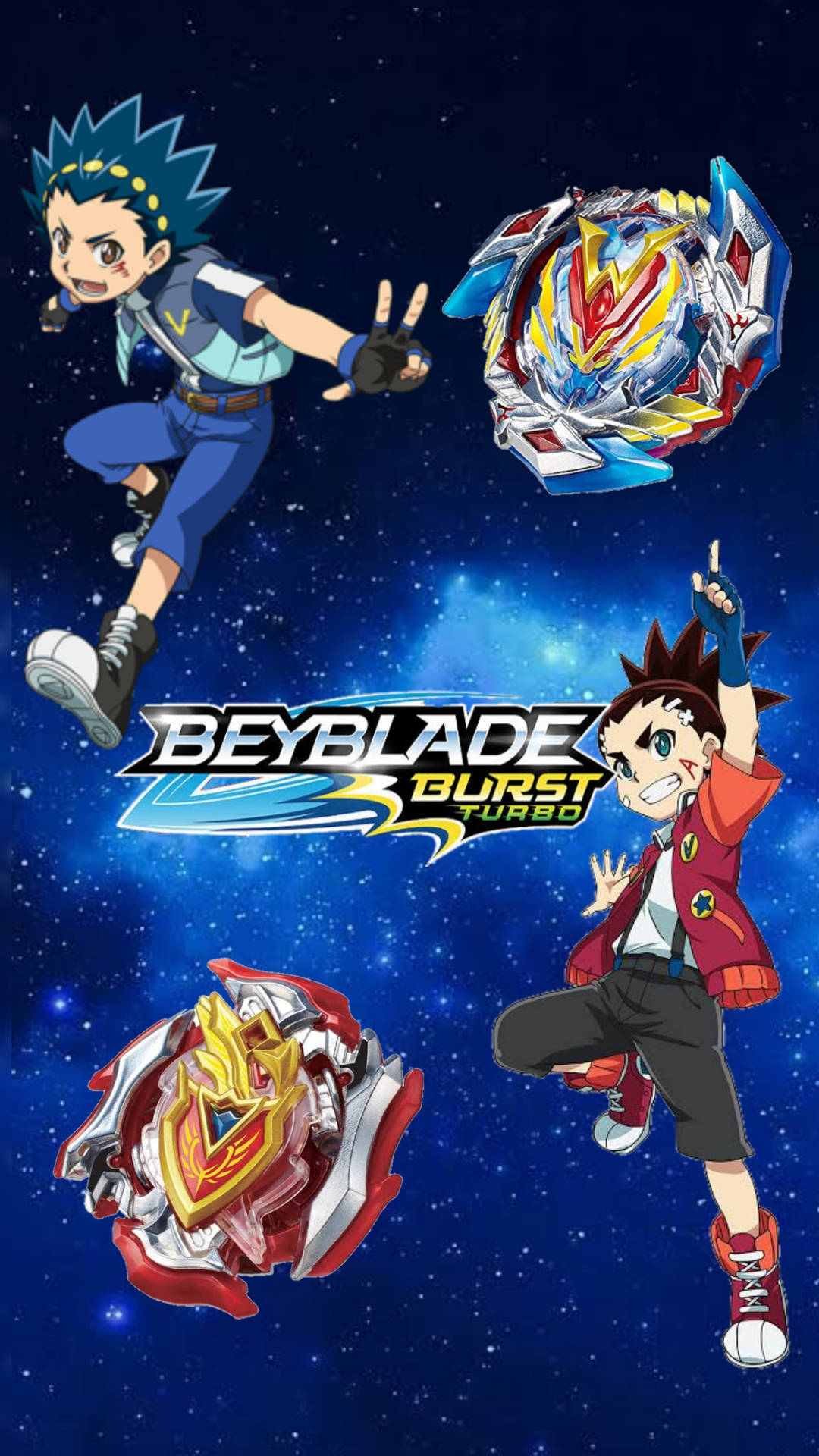 Beyblade Burst Turbo Protagonisti Sfondo