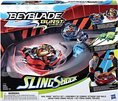 Beyblade Burst Turbo Slingshock Set PNG