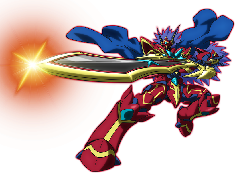 Beyblade Character With Sword PNG