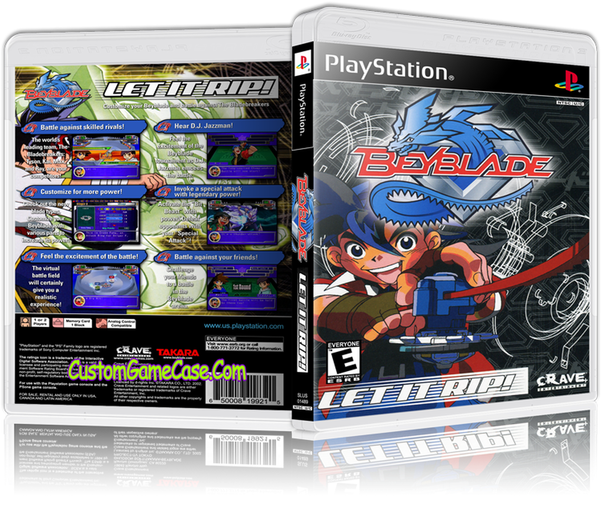 Beyblade Play Station Game Case PNG