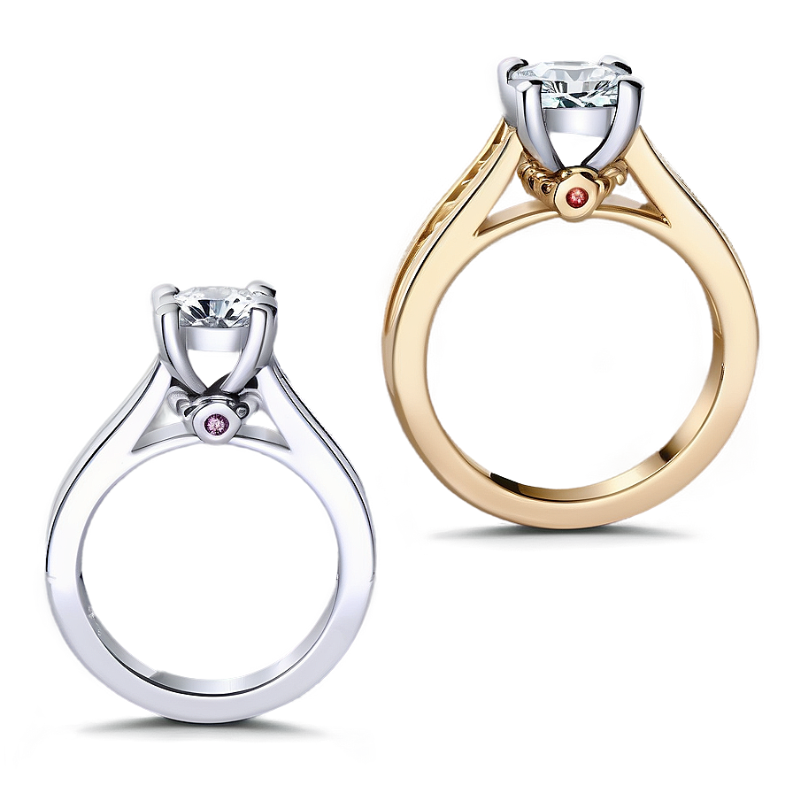 Bezel Set Solitaire Rings Png 38 PNG