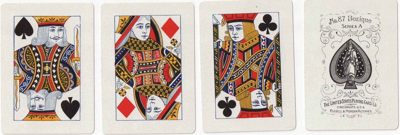 Bezique Playing Cards on Table Wallpaper