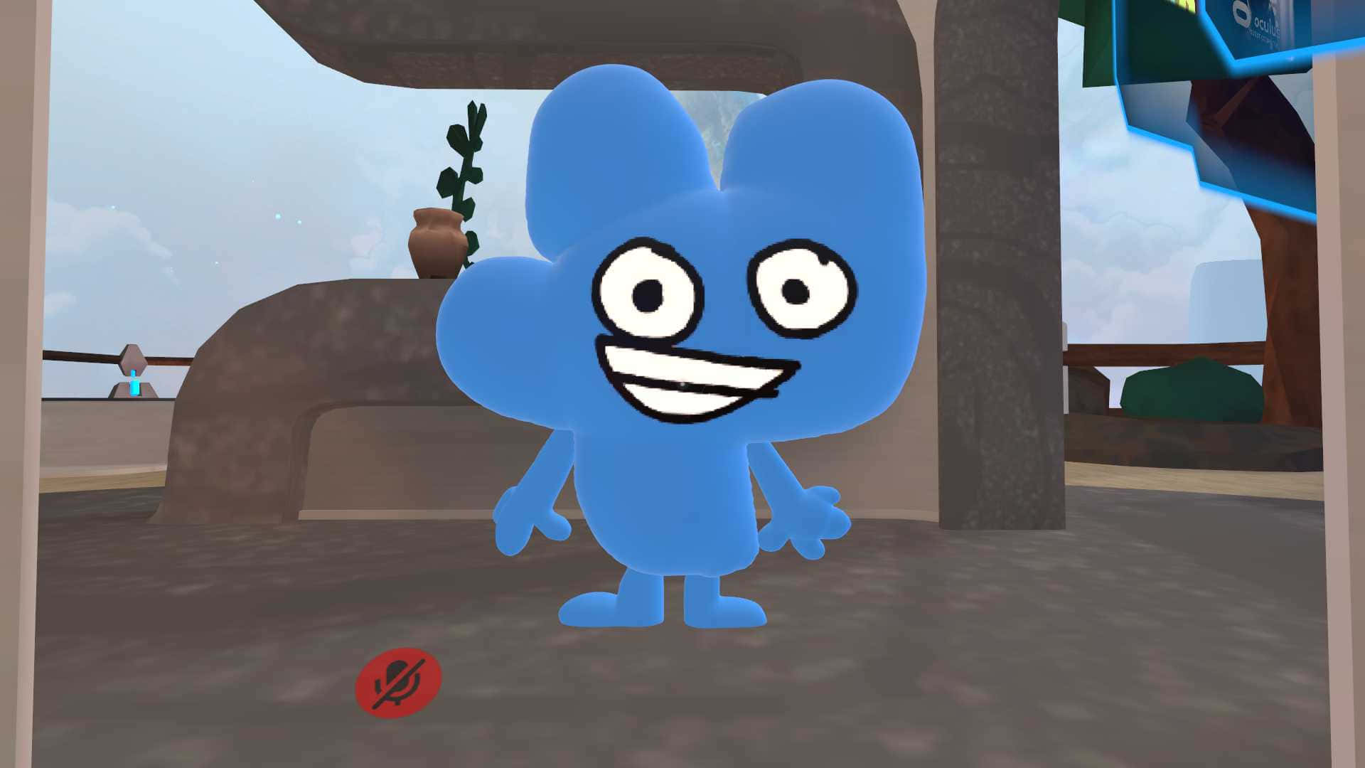 Cute Blue Four BFB Background