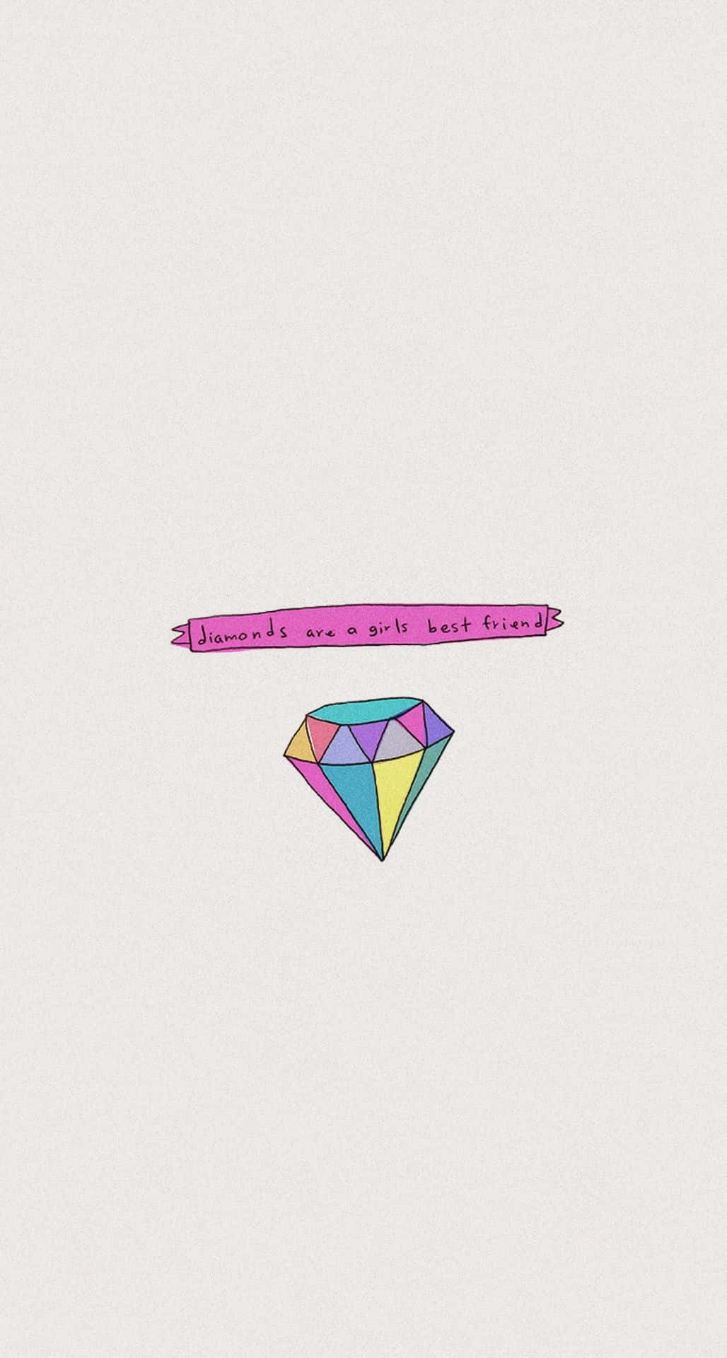 A Pencil With A Diamond On It Wallpaper