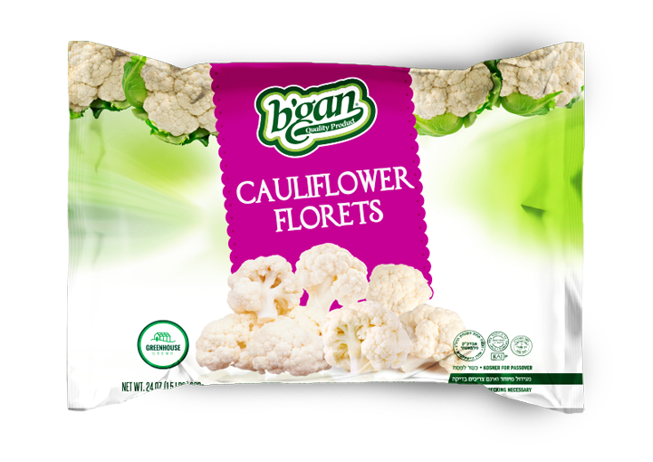 Bgan Cauliflower Florets Packaging PNG
