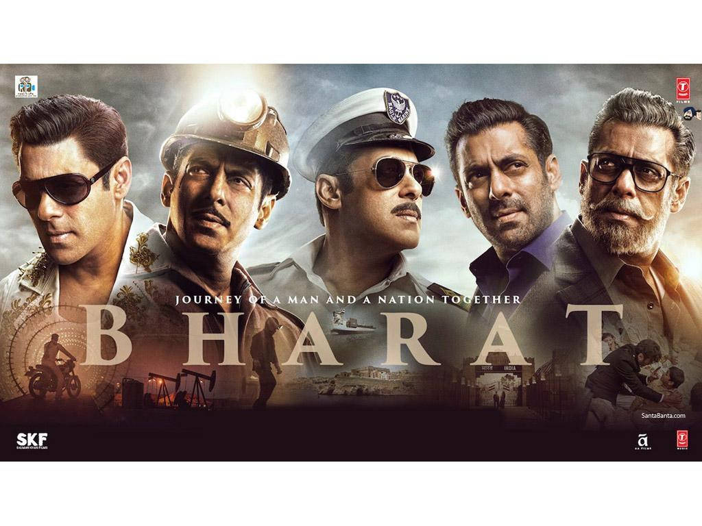 Bharatplakat Salman Khan Schaut Wallpaper