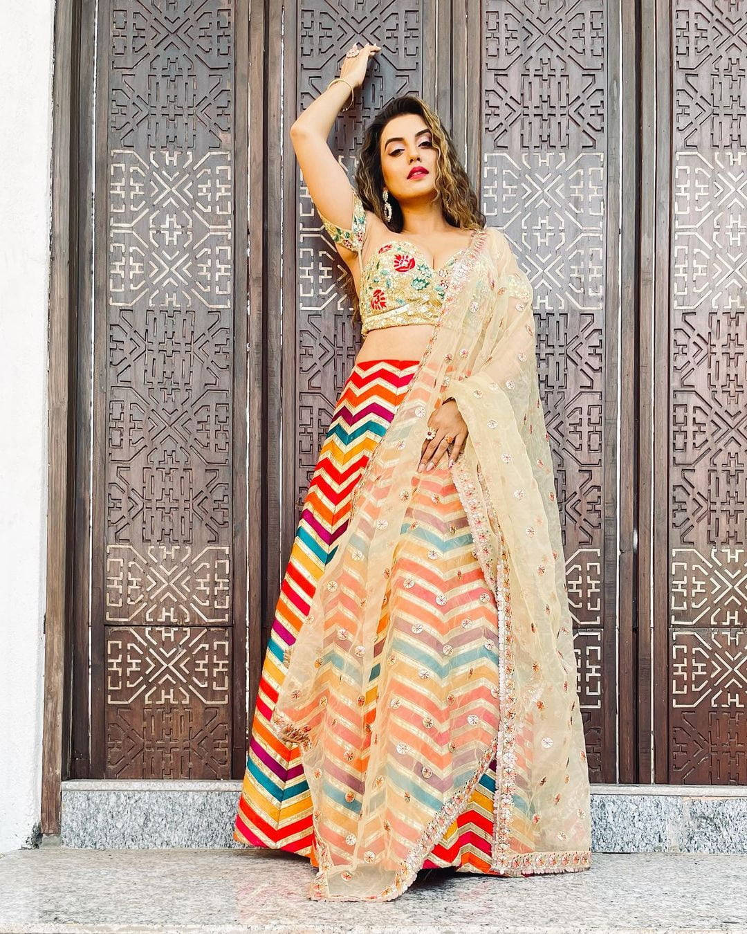 available for rent for wholesale and manufacturing @asthabridal_aj  @hirabag_asthabridal @abc_a… | Stylish girl images, Hair style on saree,  Designer lehenga choli
