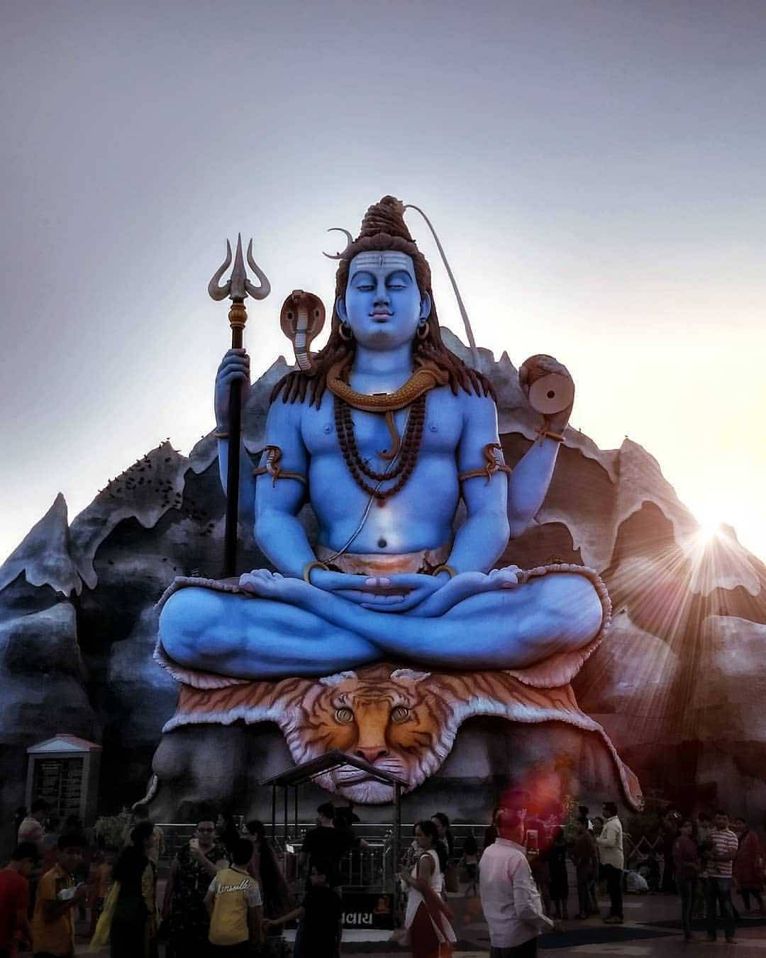 Download Bholenath HD Shiva Statue Galteshwar Temple Wallpaper ...