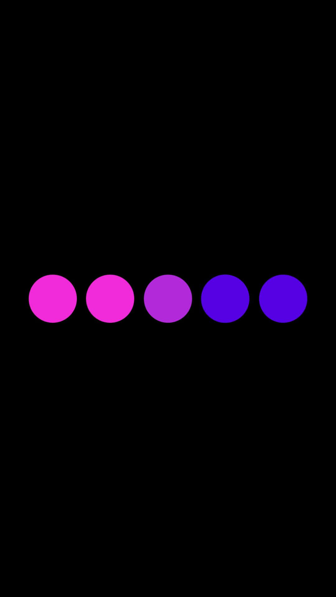 A Purple And Pink Circle On A Black Background