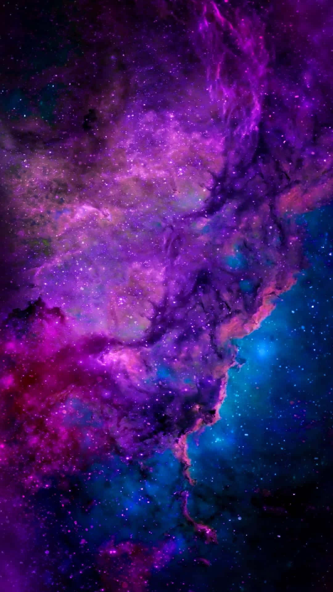 Purple And Blue Space Wallpaper