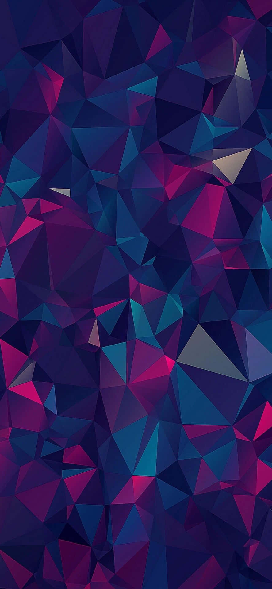 A Purple And Blue Background With Triangles